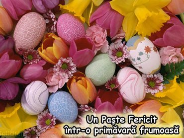 Un Paste Fericit Intr O Primavara Frumoasa