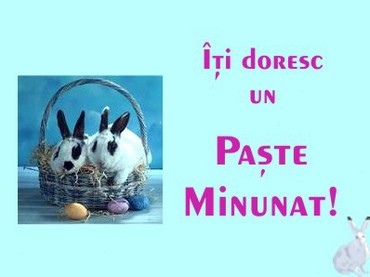 Iti doresc un Paste minunat!