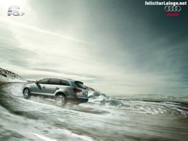 Audi Q7 climbing