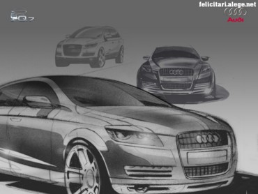 Audi Q7 drawing