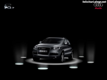 Audi Q7 on stage