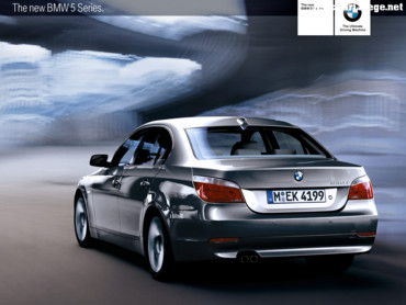 Back of BMW 530i