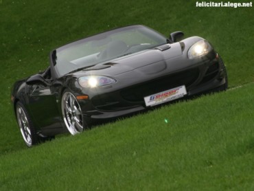 Black Corvette front