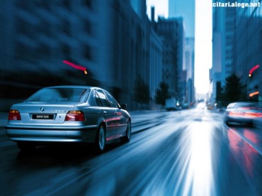 BMW 528i in town