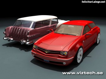Chevrolet Impala red