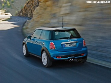 Mini Cooper blue