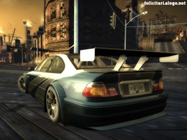 NFS grey BMW back