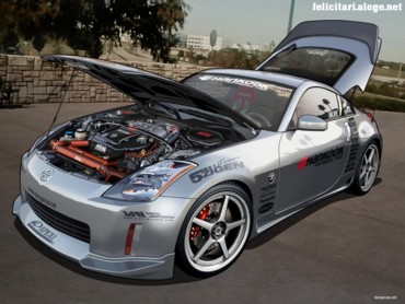 Nissan 350Z hood up