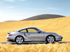 Car in golden field