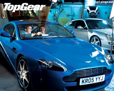 Top Gear blue car