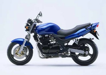 Kawasaki Motocicleta Albastra