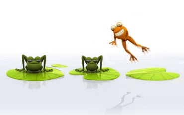 Jumping frog