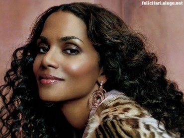 Halle Berry smile face