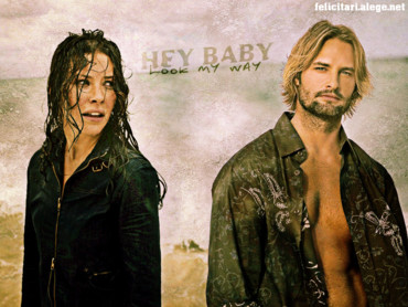 Kate and Sawyer
