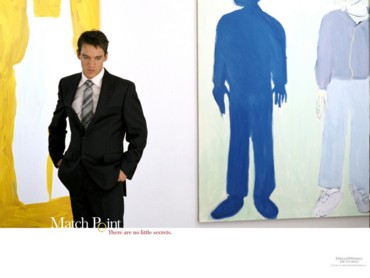 Man with black suit