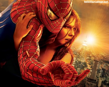 Spiderman with girl