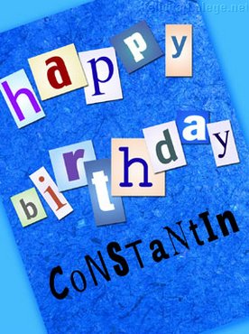Hapy Birthday Constantin
