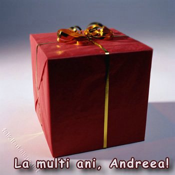La Multi Ani Andreea!