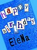 Happy Birthday Elena
