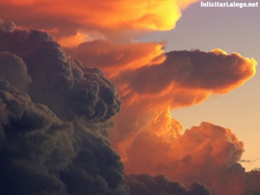 Cumulus at Sunset